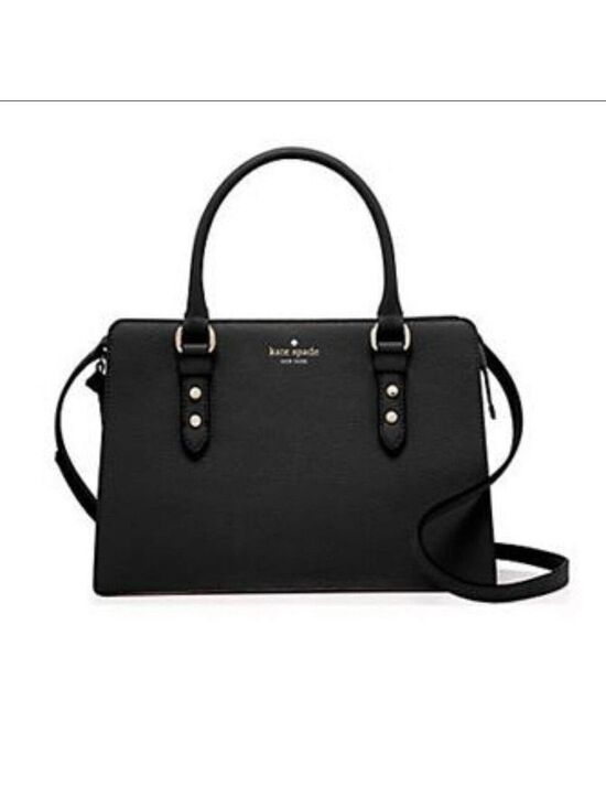 Kate Spade Handbags - Kate Spade New York Mulberry Street Lise Black Leather Satchel Crossbody